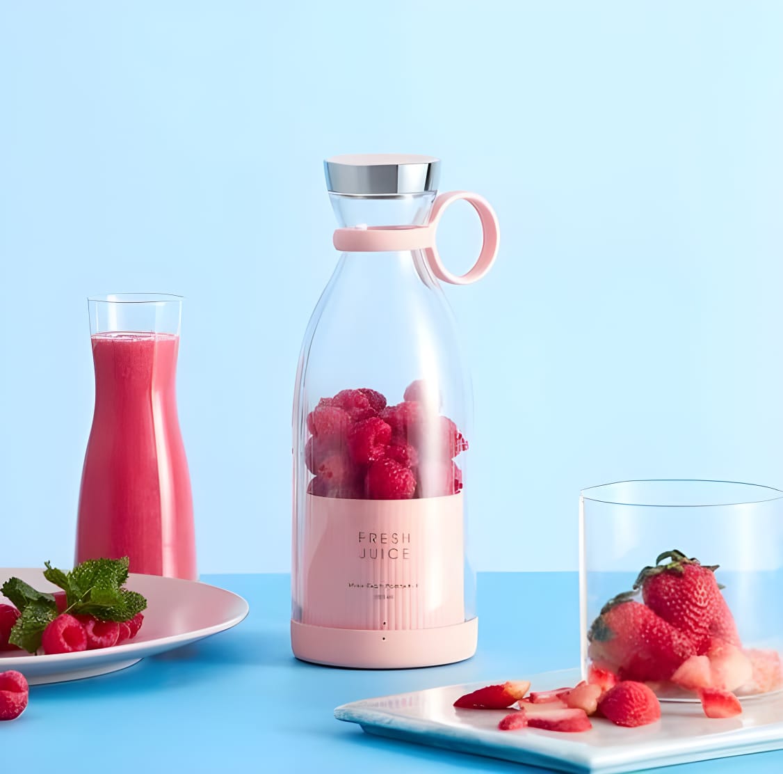 Electric Portable Mini Juicer Bottle