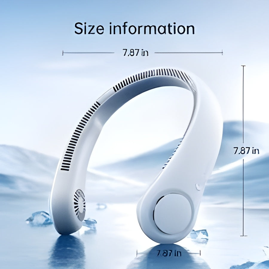 Portable Bladeless Hanging Rechargeable Neck Fan