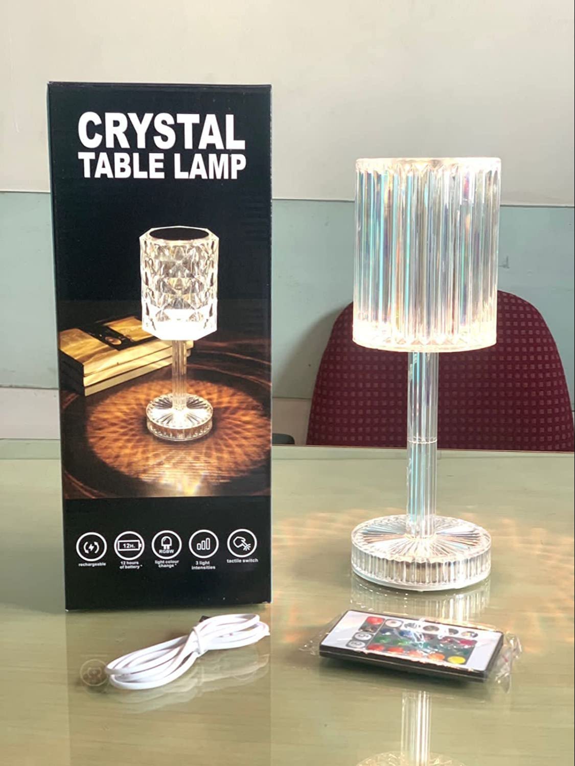 Crystal Table Lamp