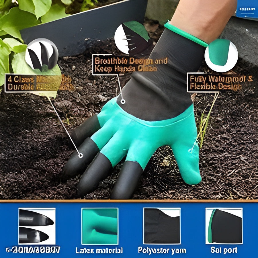 Waterproof Gardening Gloves With Claws