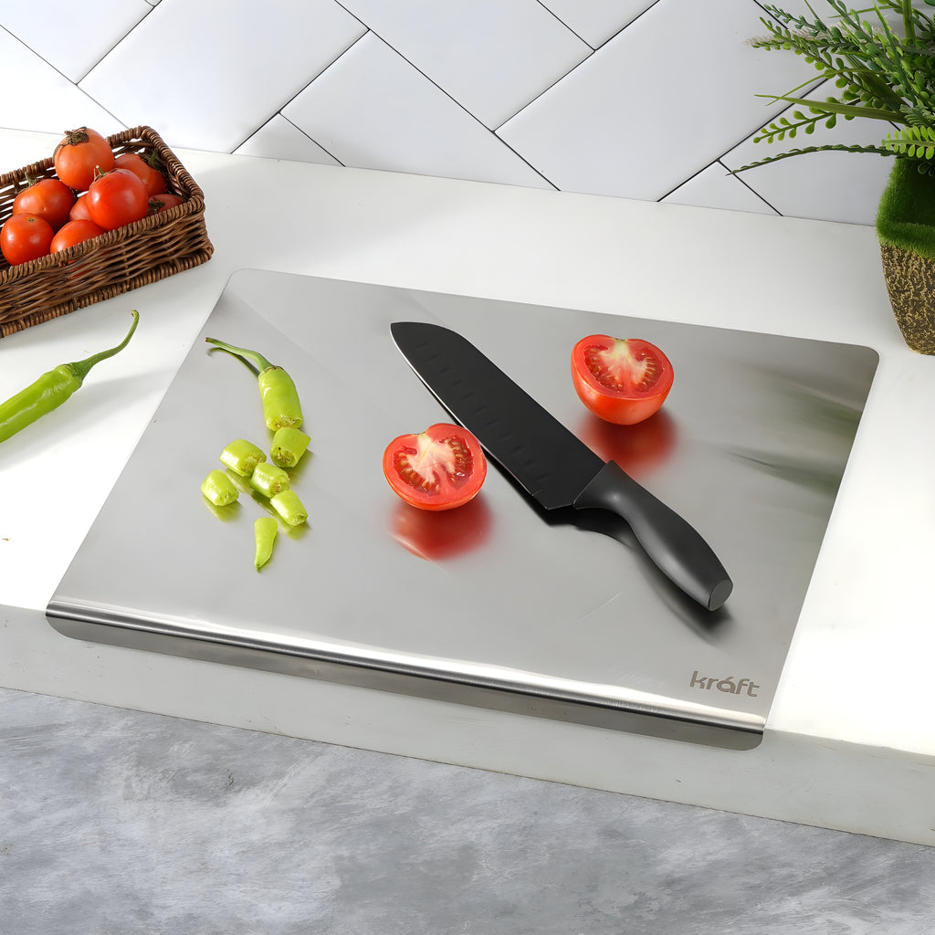 Stainless Steel Chopping Board (35x31cm)