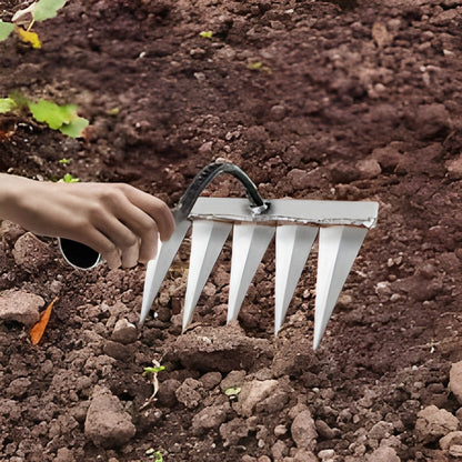 5 Teeth Carbon Steel Garden Weeding