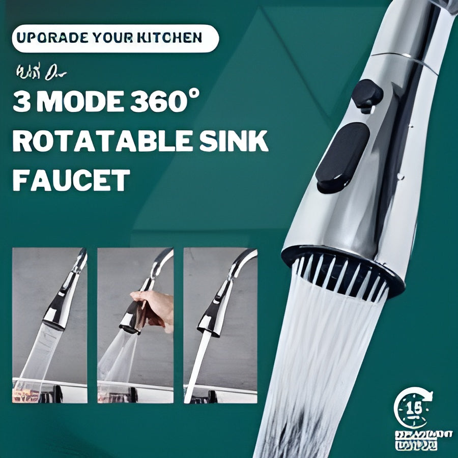 3 Modes Kitchen Sink Faucet