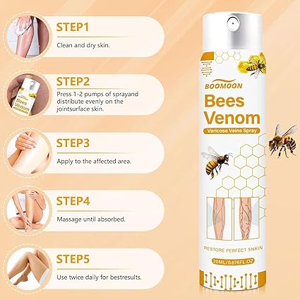 Bee Venom Spider Veins Spray Pack of 2