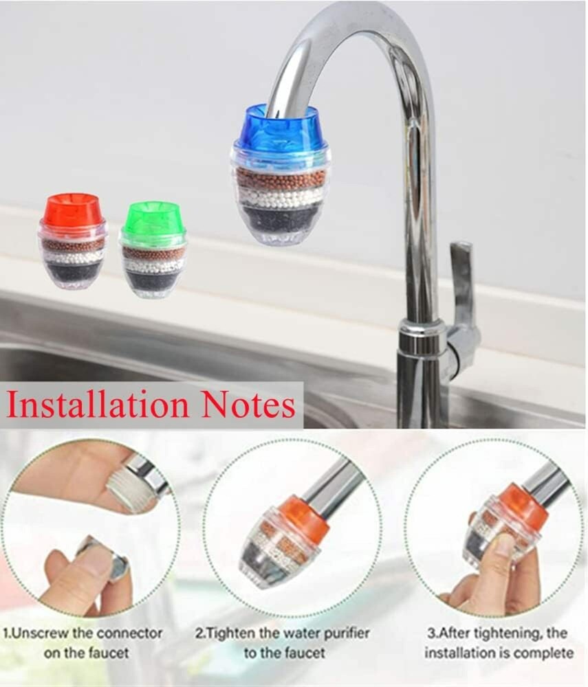 Home Kitchen Faucet Tap Water Clean Purifier Filter(Pack of 2)